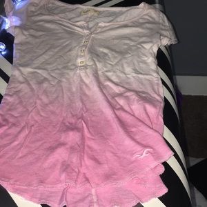 Ambrè shirt. (Light pink to pink)